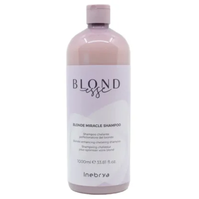 Šampūnas šviesiems plaukams Inebrya Blondesse Miracle Shampoo Anti Pollution, 1000 ml