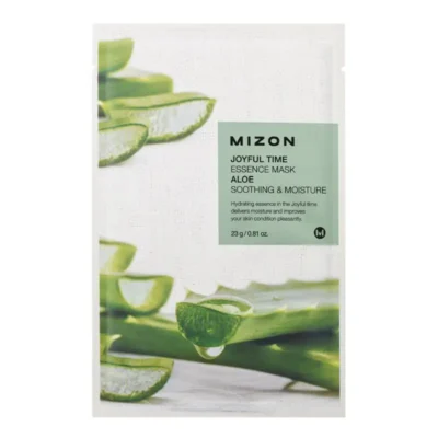 Veido kaukė Mizon Joyful Time Essence Mask Aloe , su alaviju, 23 g