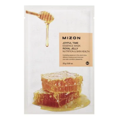 Veido kaukė Mizon Joyful Time Essence Mask Royal Jelly , su bičių pikiu, 23 g